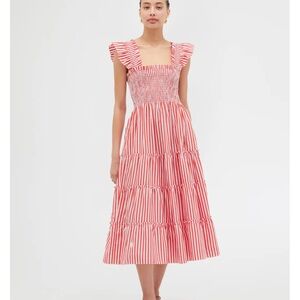 Hill House The Ellie Nap Dress - Red Stripe